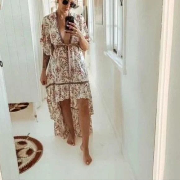 New Boho Summer Floral Maisie Bambi Dress Gown - Picture 8 of 8